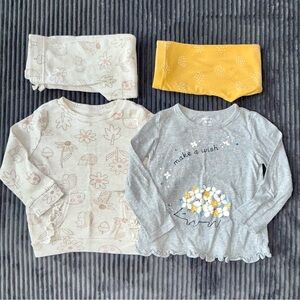 3T long sleeve & pants sets, hedgehogs ♡ carters & garaniamls